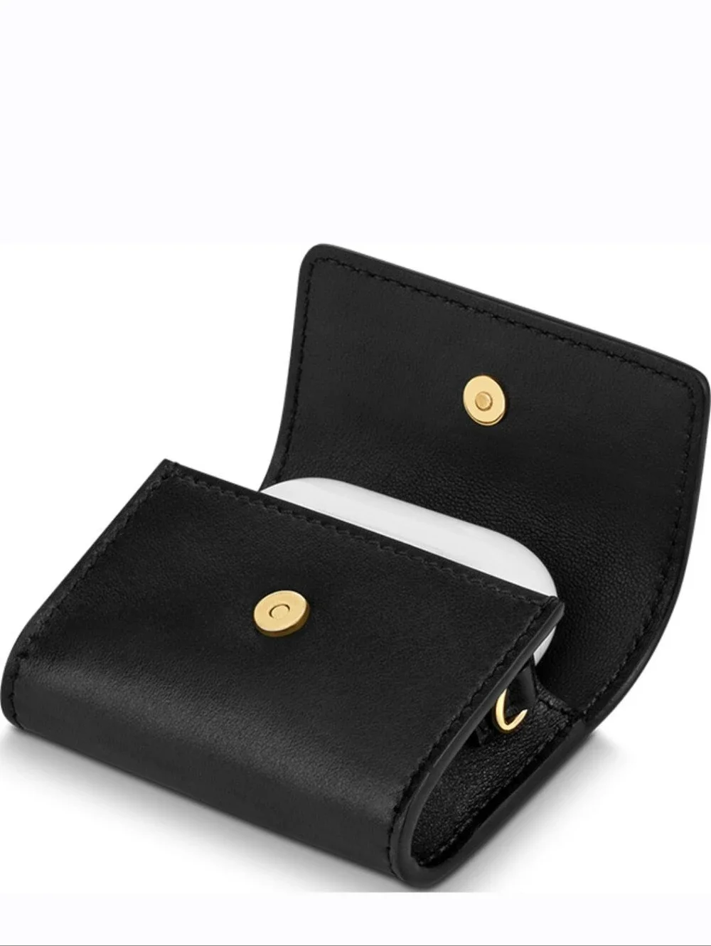 BNIB! RARE! Louis Vuitton LV Link Earphone Air Pod Case Holder Leather BAG CHARM